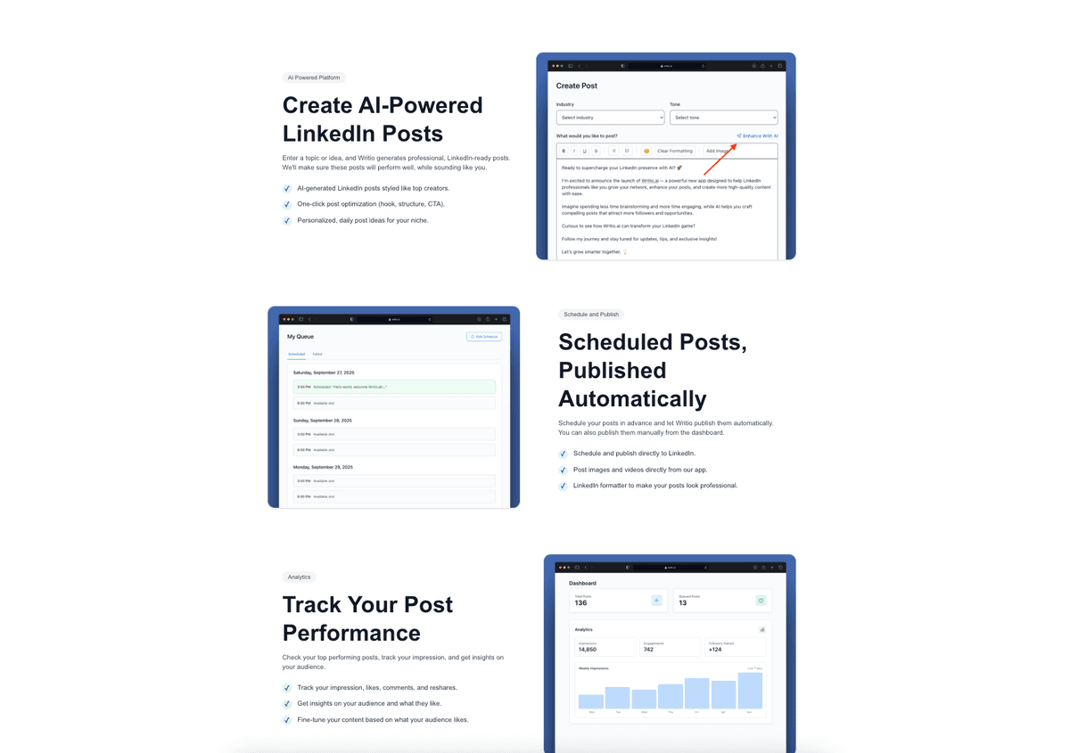 Writio editor screenshot